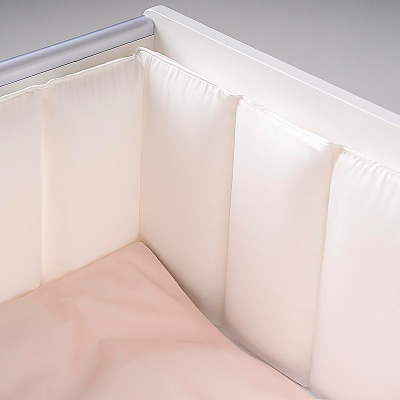 Бортик для детской кроватки Sateen Collection Айвори Perina ФБ-1.03.01 1